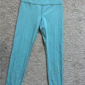 Athleta Teal High-Waisted Leggings yoga pants